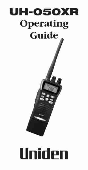 Uniden Cordless Telephone UH-050XR-page_pdf